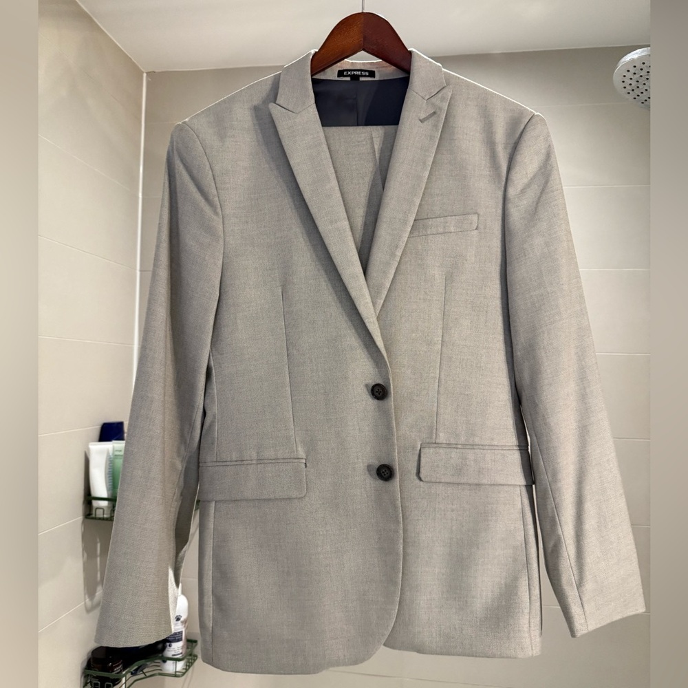 Men's Light Gray Express Suit Jacket (also selling pants)